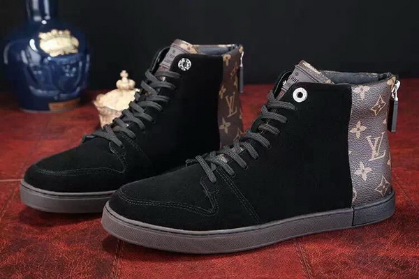 LV High-Top Fashion Men Shoes--067